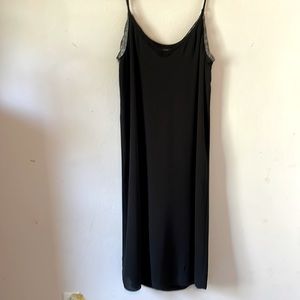 Black slip Dress